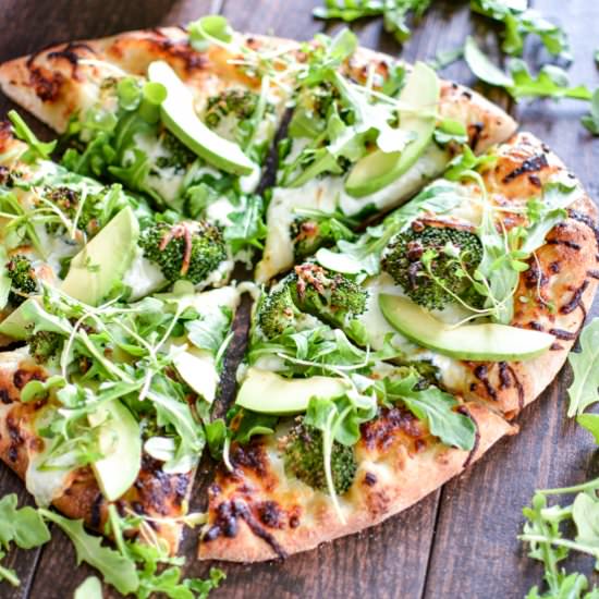 Green Goddess Pizza