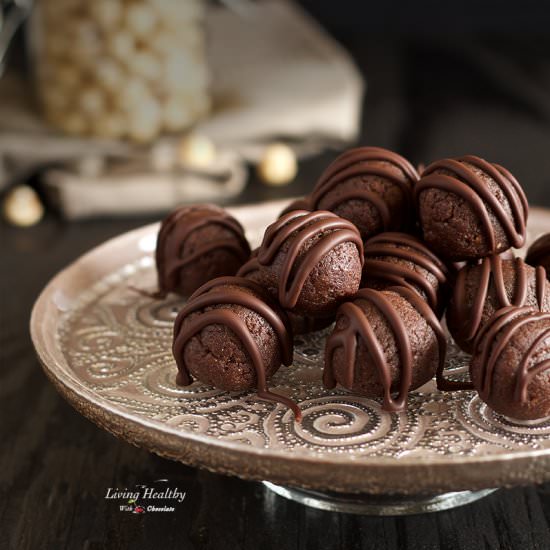 Chocolate Hazelnut Fudge Bites
