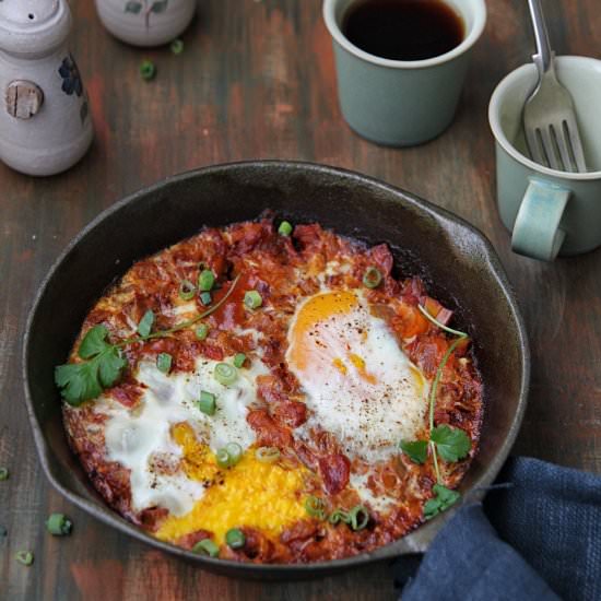 Harissa Spiced Eggs