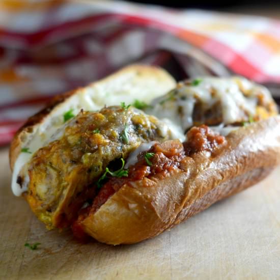 Turkey Meatball Sandwich