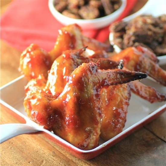 Maple Syrup Chipotle Wings