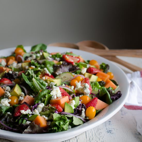 Strawberry Papaya Salad