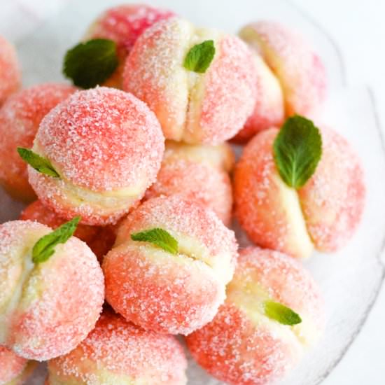 Sweet Ricotta Peach Cookies