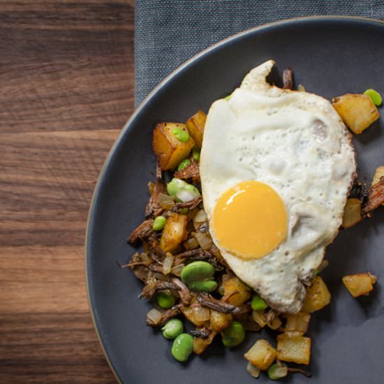 Leftover Potato Hash or Home Fries