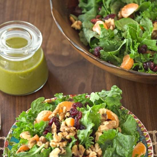 Spinach and Kale Power Salad