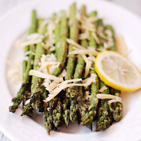Roasted asparagus