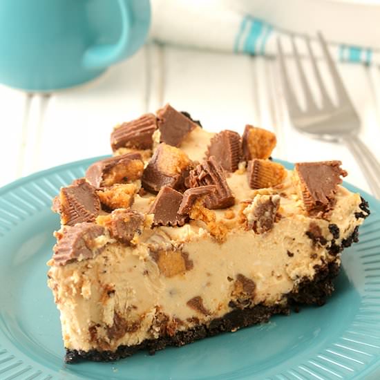 No Bake Peanut Butter Cup Pie