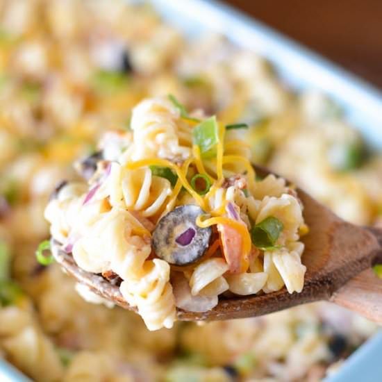 Bacon Ranch Pasta Salad