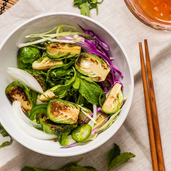 Thai Brussels Sprouts Salad