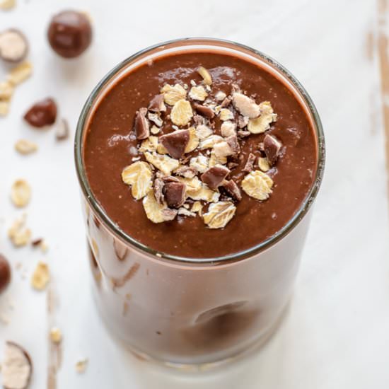 Chocolate Malt Oatmeal Smoothies