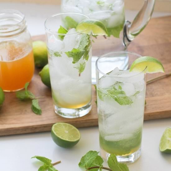 Honey Mint Mojitos