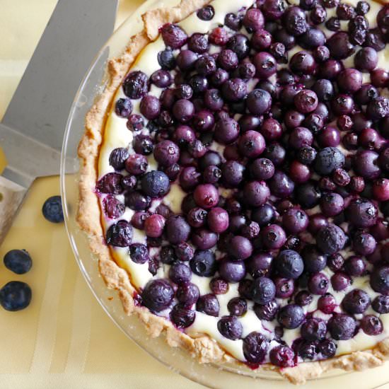 Blueberry Cream Pie