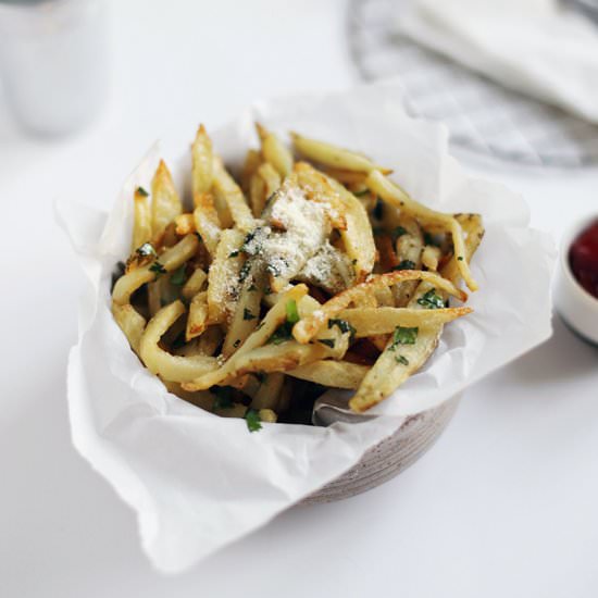 Garlic Cilantro Fries