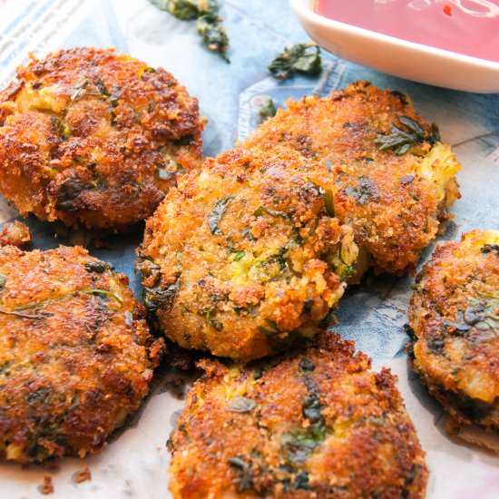 Spinach and Broccoli Bites