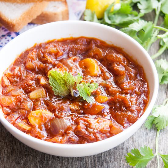 Garlic and Tomato Chutney