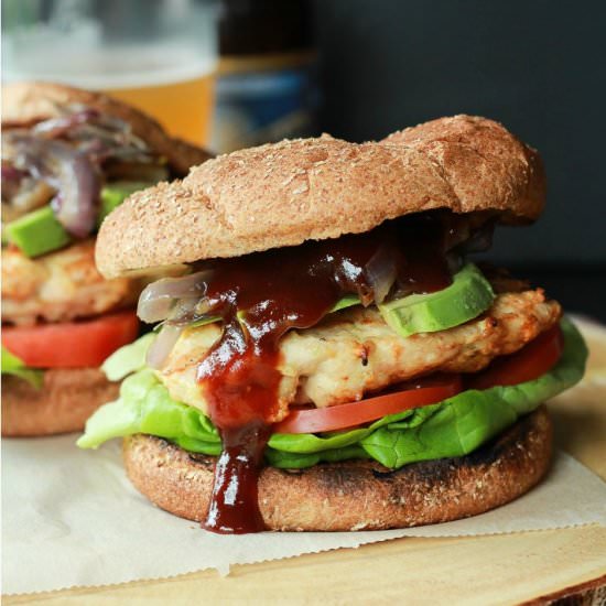 BBQ Chicken Burgers