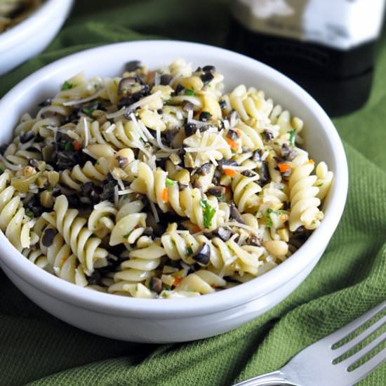 Olive and Pine Nut Pasta