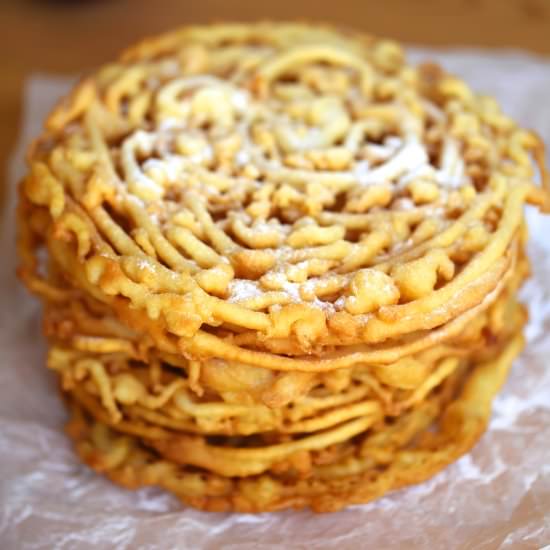 Homemade Funnel Cakes