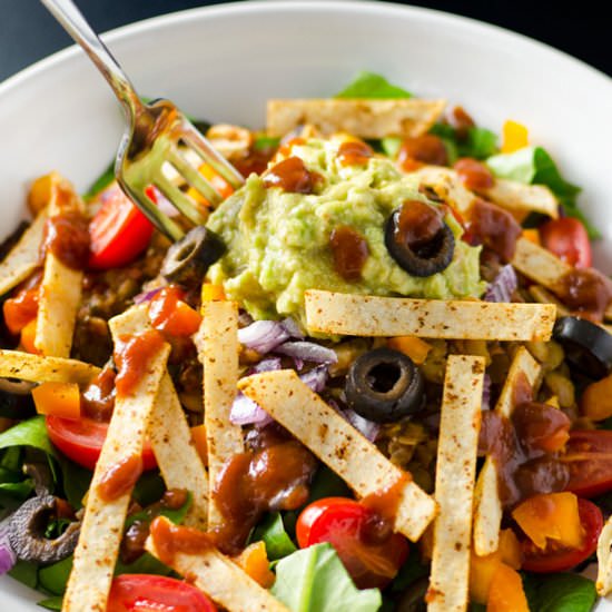 Lentil Taco Salad