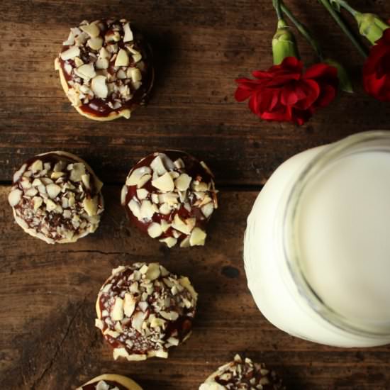 Cardamon Nutella Almond Cookies