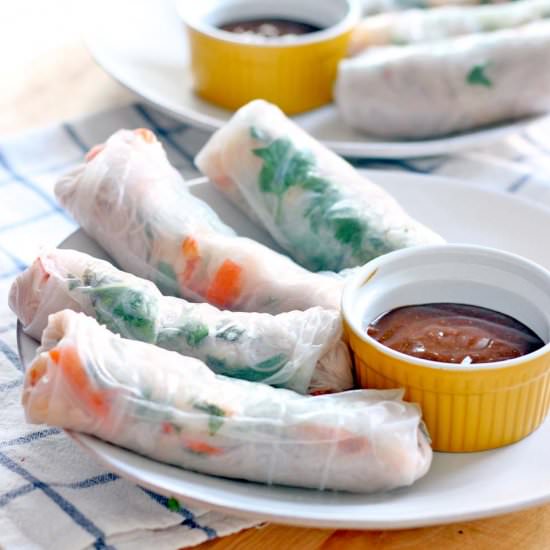 Vietnamese Shrimp Spring Rolls