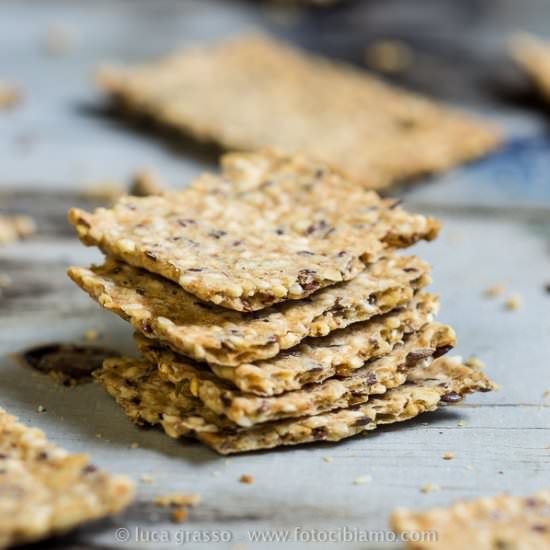 Crackers Integrali ai Semi Vari