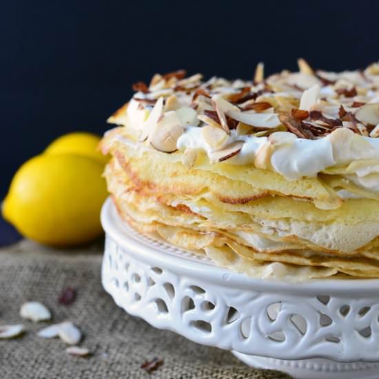 Stacked Crepes with Lemon Ricotta