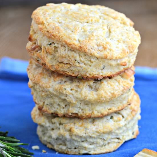 White Cheddar and Rosemary Biscuits