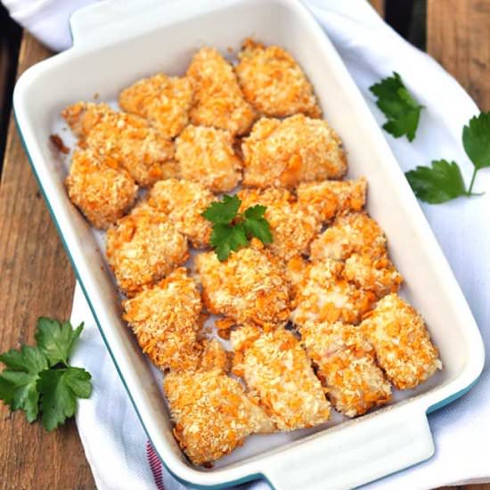 Cheese Cracker and Panko-Crusted Chicken