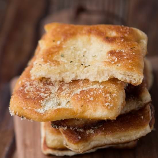 Garlic Parmesan Fry Bread