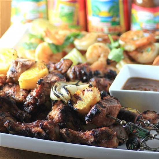 Mixed Grill with Jerk Seasoning