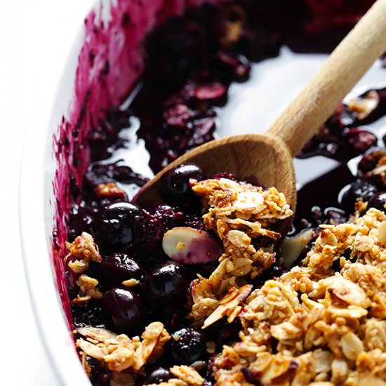 Easy Blueberry Crisp