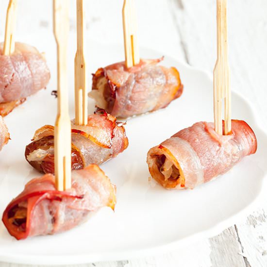 Bacon wrapped Dates