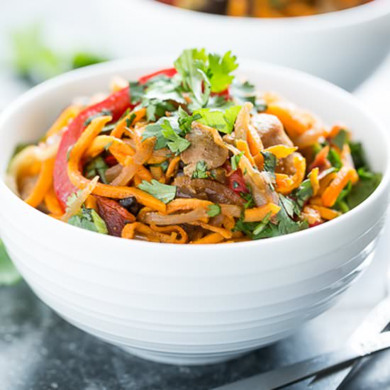 Cajun Sweet Potato Noodles