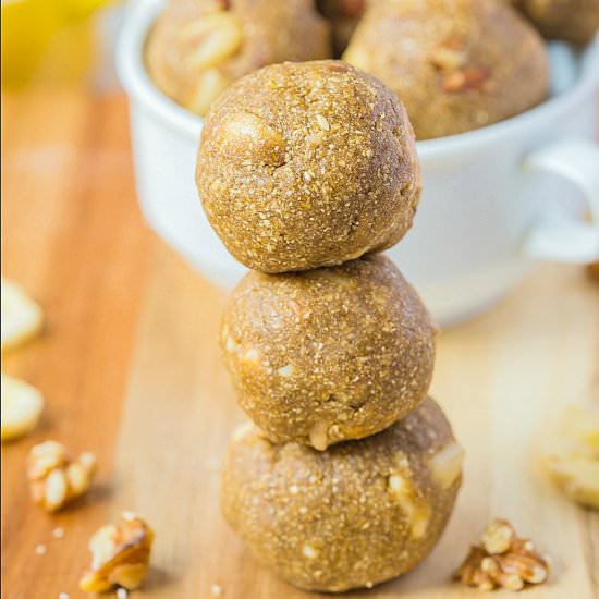 No Bake Banana Nut Muffin Bites