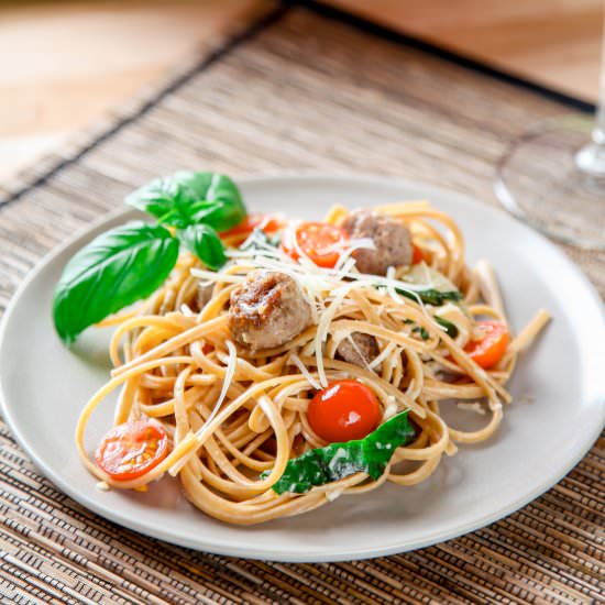 One Pot Sausage Pasta