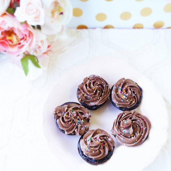 Chocolate Peanut Butter Cupcakes
