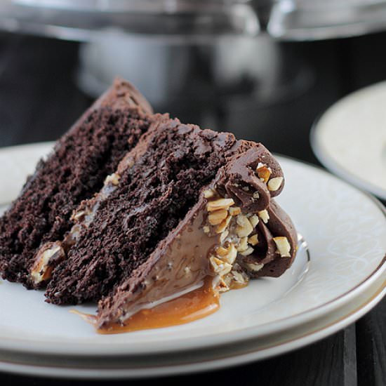 Chocolate Turtle Cake