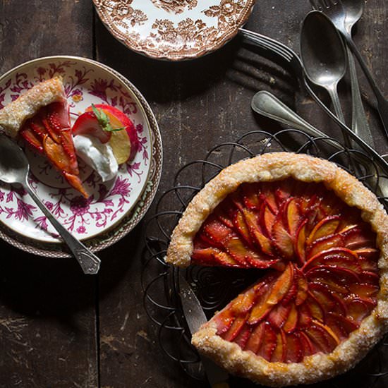 Strawberry and Nectarine Galette