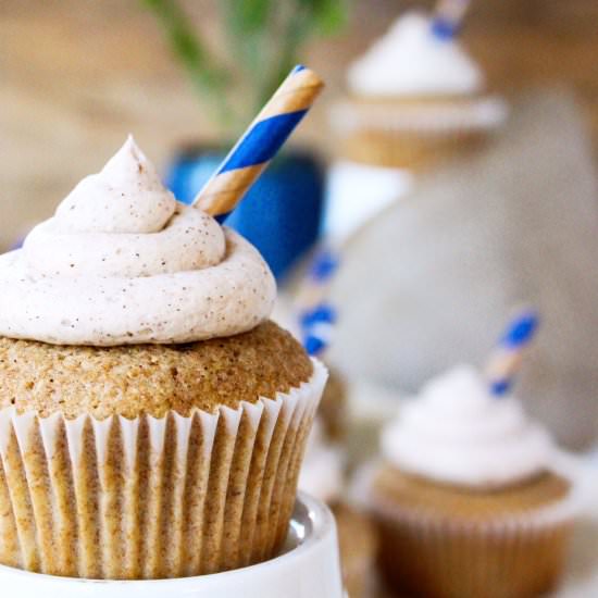 Chai Tea Latte Cupcakes