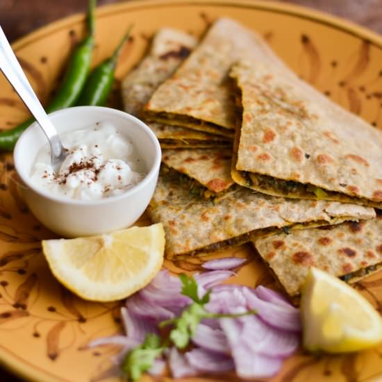 Mushroom Paratha