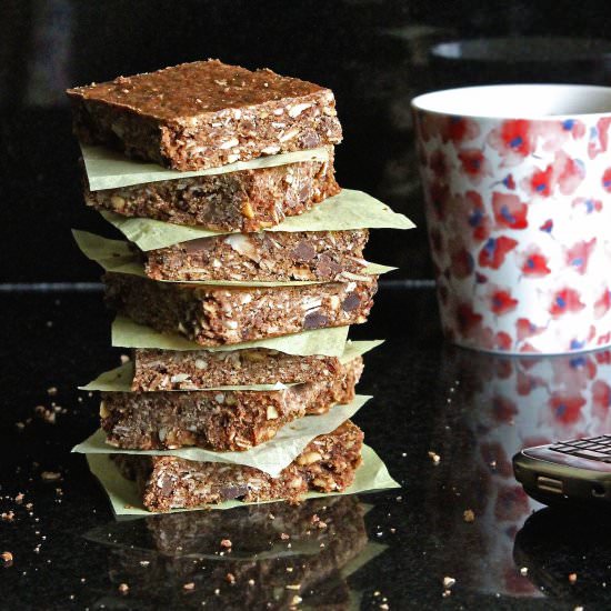 Oatie Choc-Nut Breakfast Bars GF
