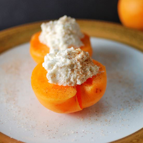 Apricot with Sweet Vanilla Ricotta