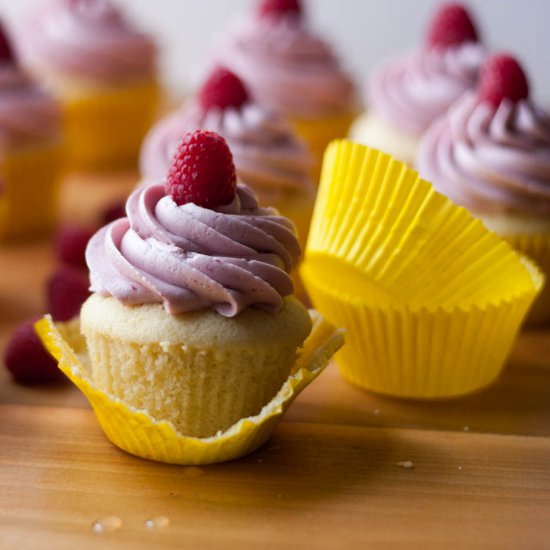 Lemon and Berry Cupcakes