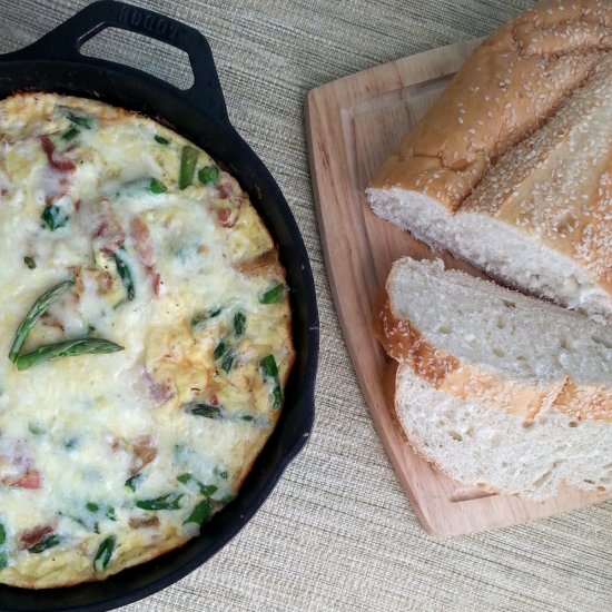 Asparagus & Potato Frittata