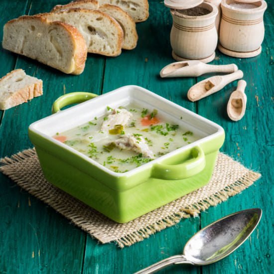 Chicken Soup a La Grec