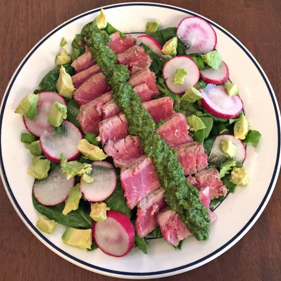Seared Ahi Tuna with Chimichurri