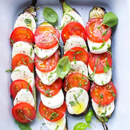 Grilled Zucchini Caprese