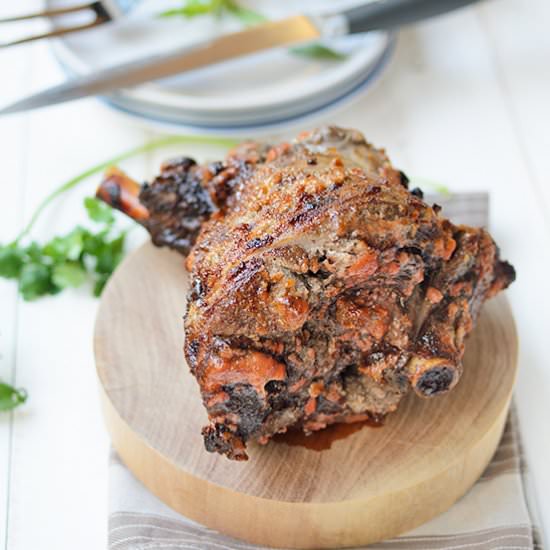 Rotisserie Leg of Lamb
