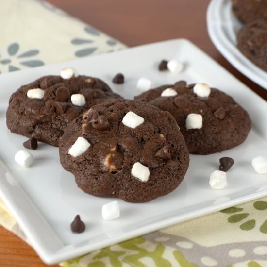 Mini Rocky Road Cookies